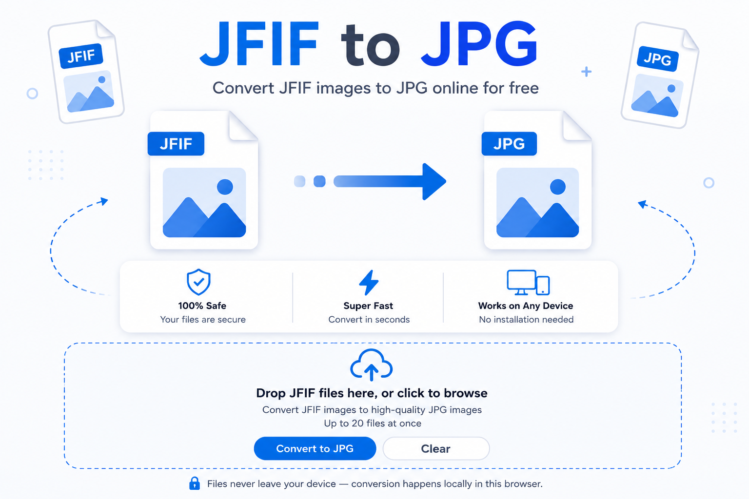 JFIF to JPG conversion example