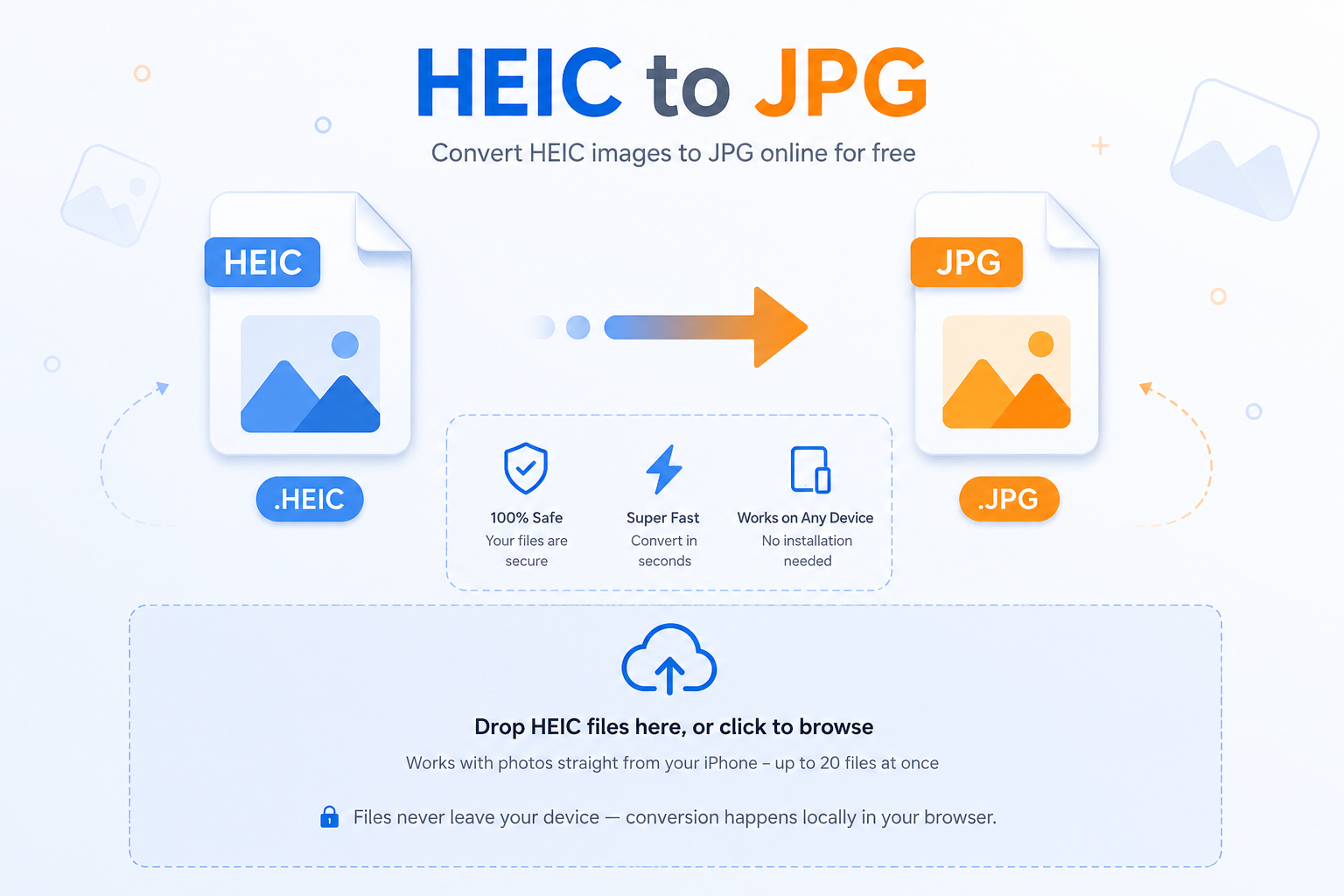 HEIC to JPG converter